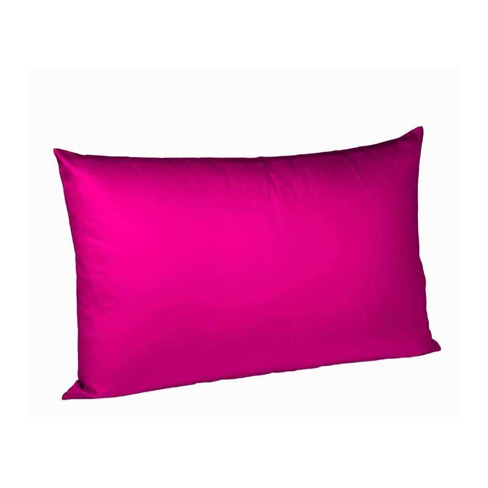 fleuresse Colours Mako-Satin Kissenbezug Uni – 100 % Baumwolle, seidig-glatt & hautfreundlich