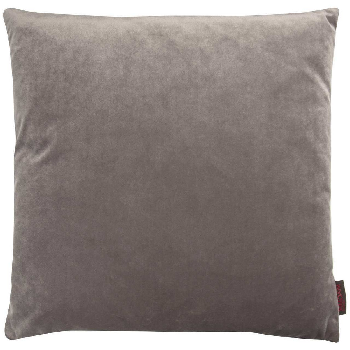 Magma Kissenhülle 50x50 cm Uni Einfarbig Samt - 50x50 cm / Granit