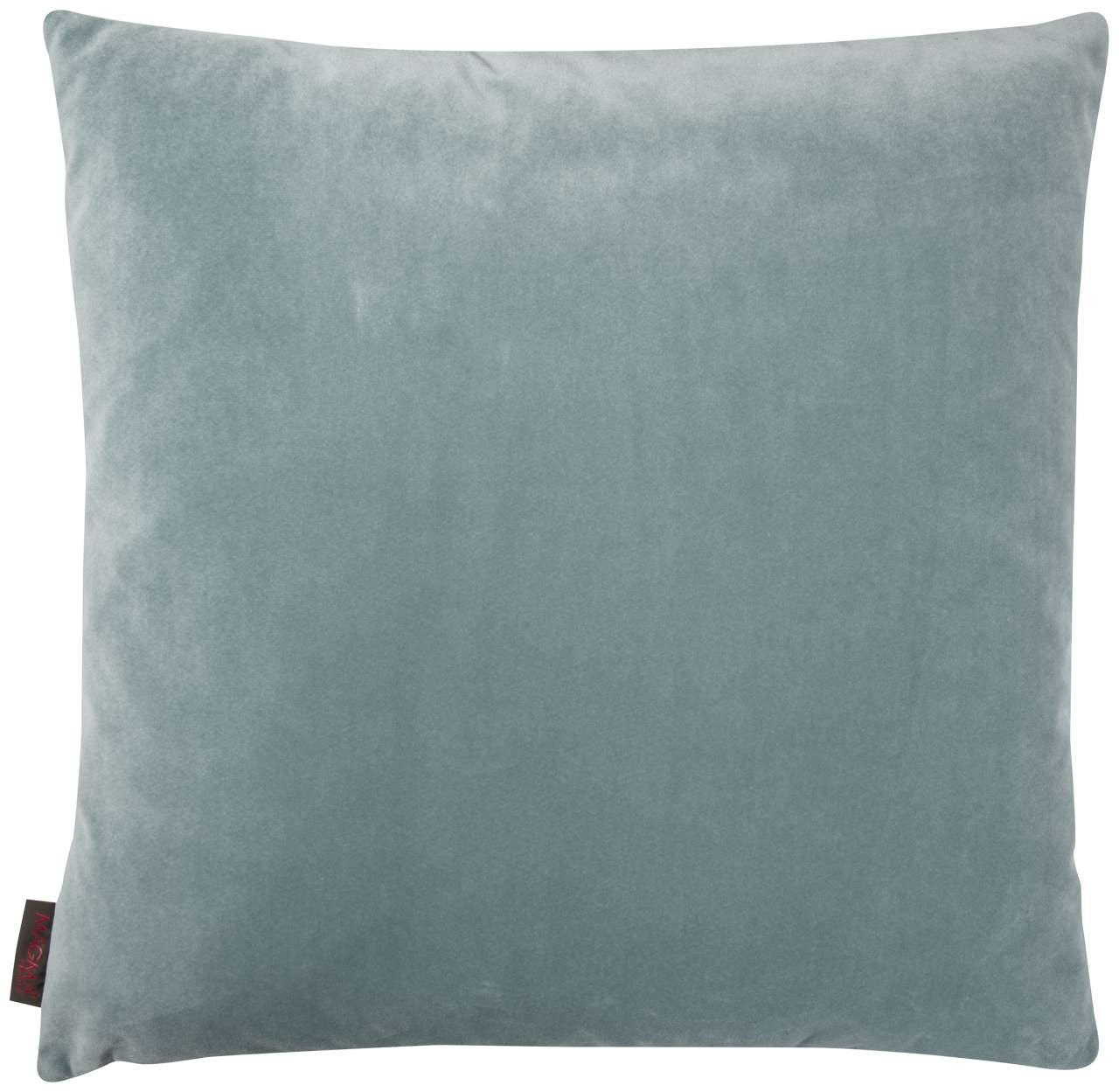 Magma gefülltes Kissen 50x50 cm Uni Einfarbig Samt
