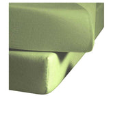fleuresse Satin Spannbettlaken #farbe_jade