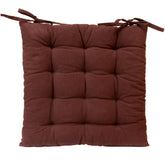 etérea Baumwoll Sitzkissen #farbe_braun