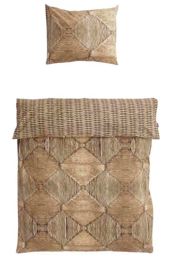 Snurk Percale Baumwolle Bettwäsche Korb 155x220 + 80x80 cm