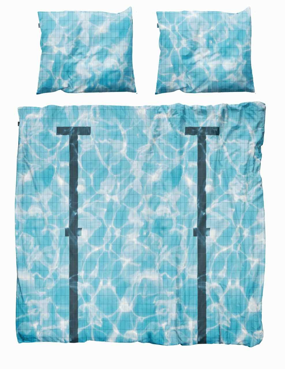 Snurk Percale Baumwolle Bettwäsche Schwimmbad 155x220 + 80x80 cm