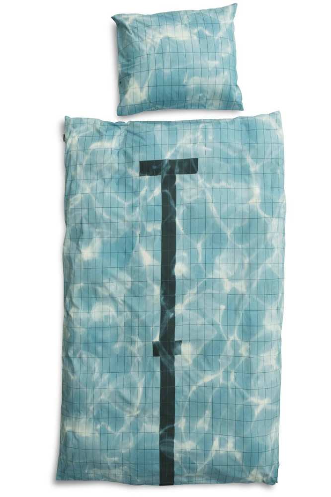 Snurk Percale Baumwolle Bettwäsche Schwimmbad 155x220 + 80x80 cm