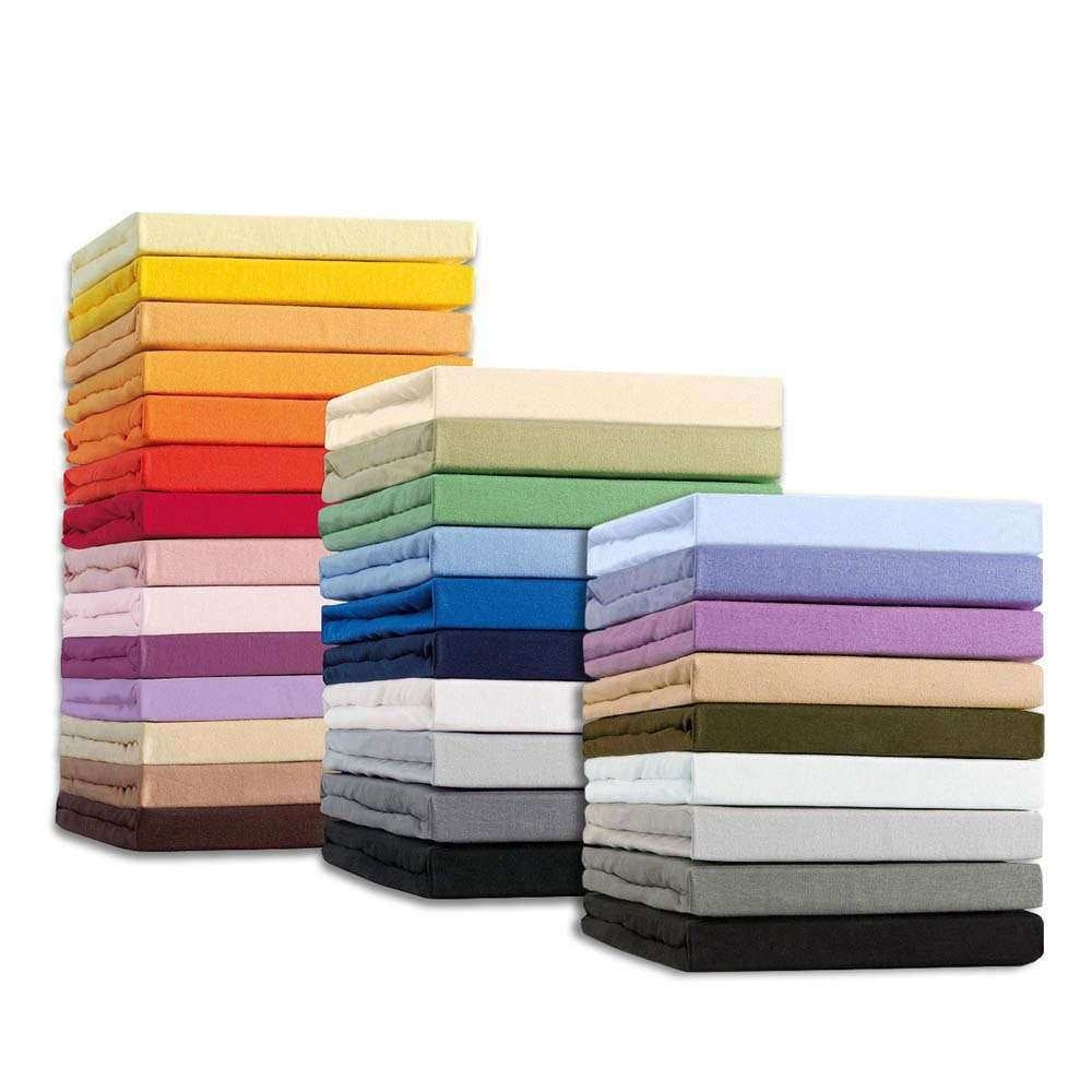 schlafgut Mako-Jersey Spannbettlaken - 90x200 - 200x200 cm