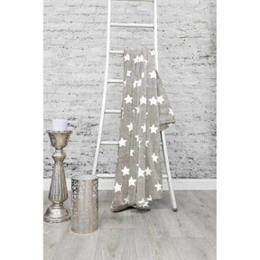 HnL Microfaser Kuscheldecke 150x200 cm Fleece Stars