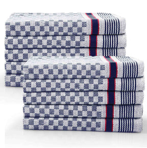 Sterzbachs 10er Set Grubentuch Pro Geschirrtücher Baumwolle Kariert 220 GSM