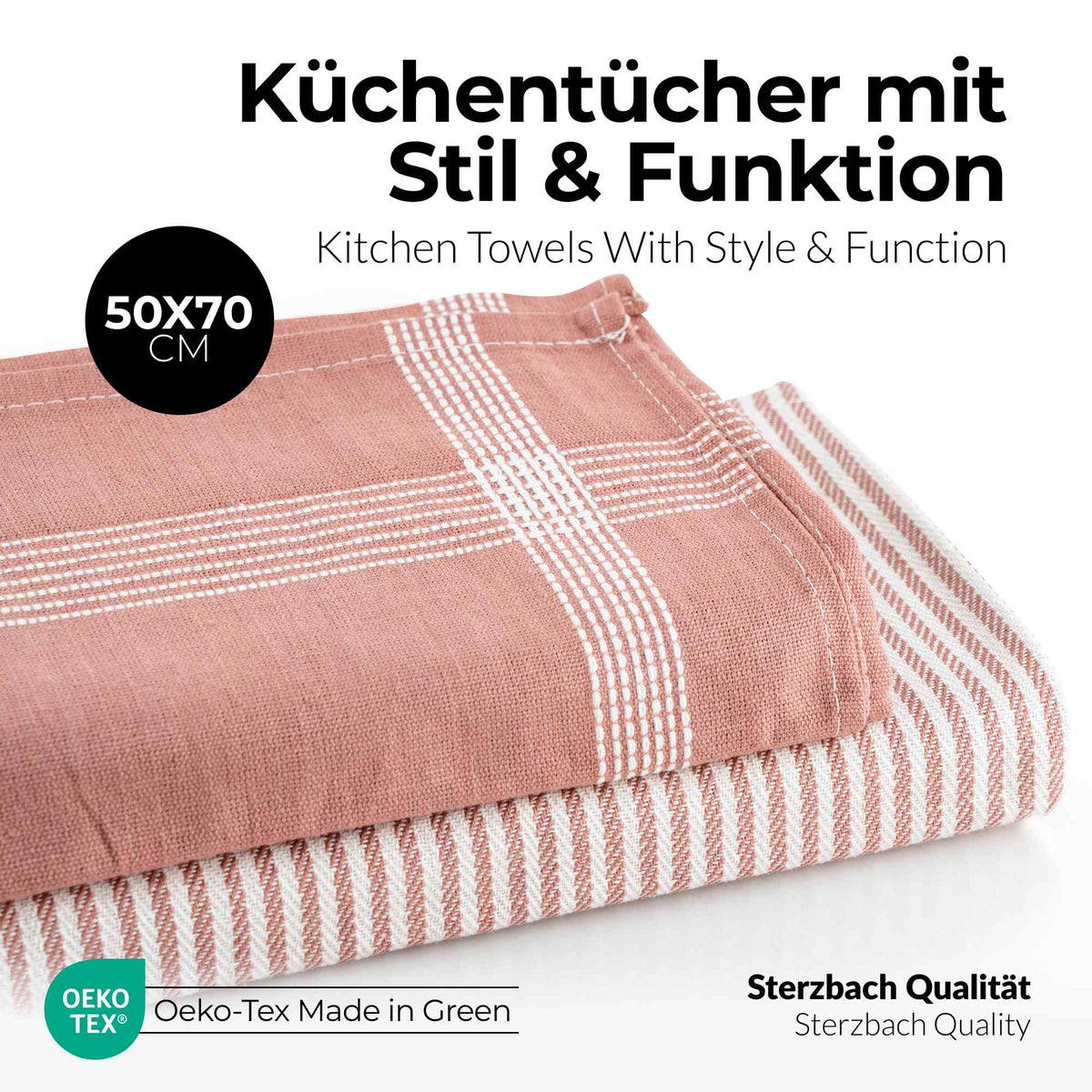 Sterzbachs Geschirrtücher Design Greg Streifen Uni