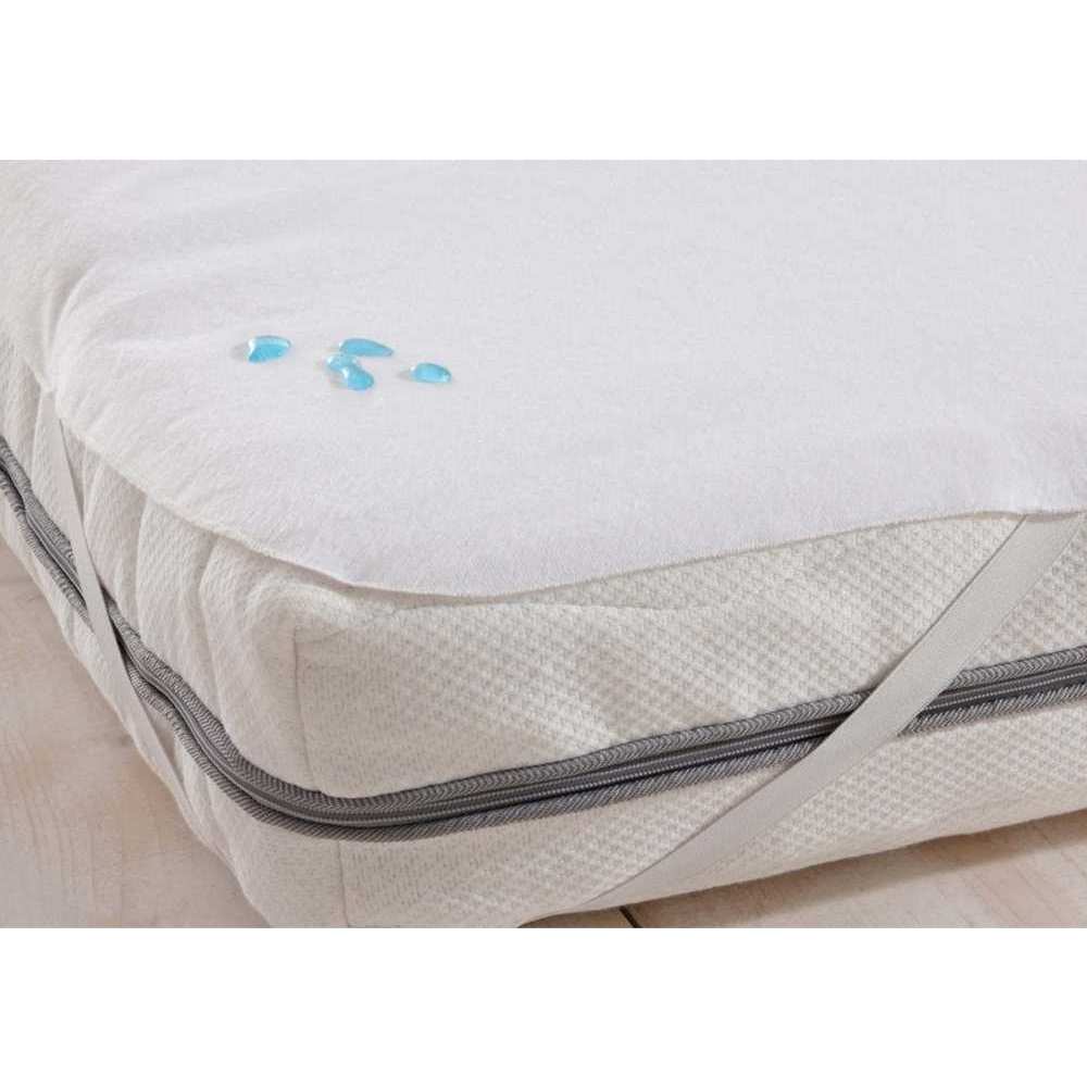 HnL Wasserdichte Molton Bettlaken Auflage 140x200 cm