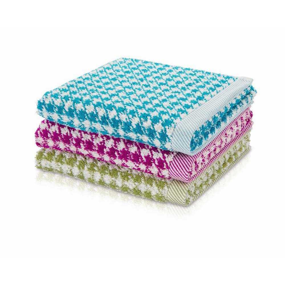 möve Jacquard Weiche Baumwoll Handtücher Schlauchsaum Vichy