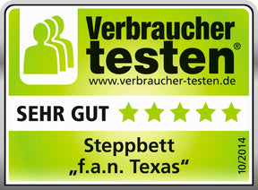 f.a.n. Texas Baumwoll Steppbett Leicht, Mono, Duo, 4-Jahreszeiten