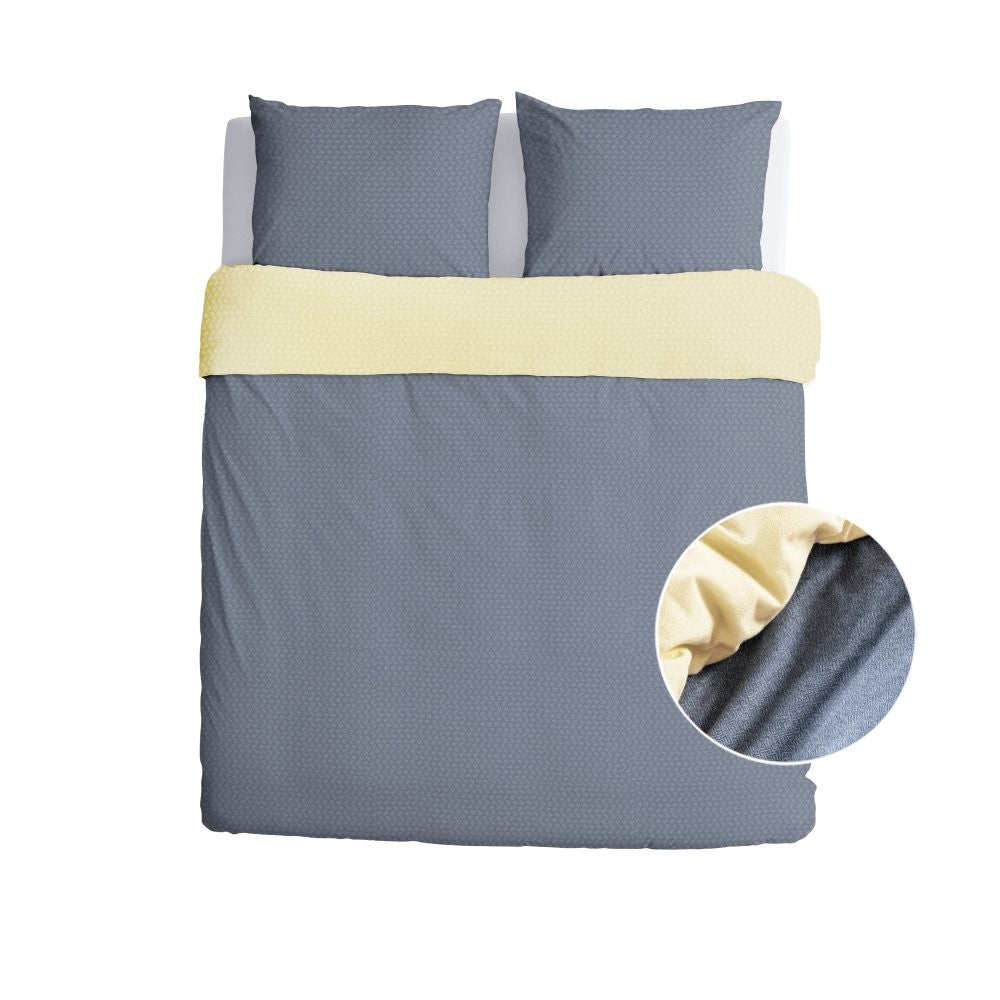 Walra Flanell Wendebettwäsche #farbe_blau