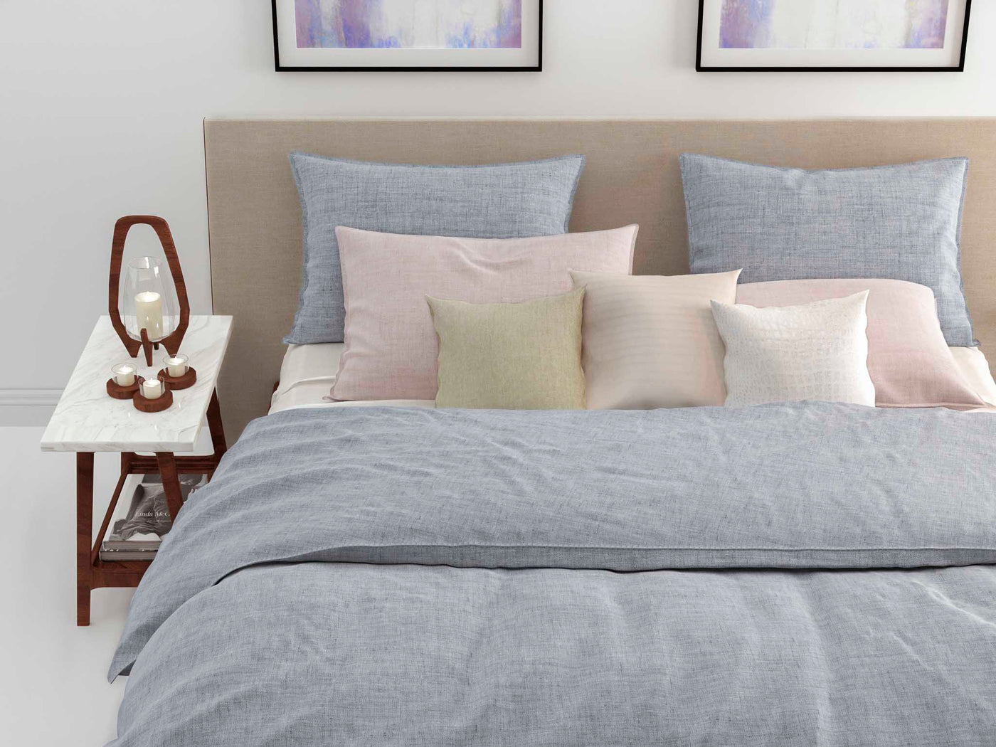 Zo! Home Lino Baumwoll Bettwäsche #farbe_