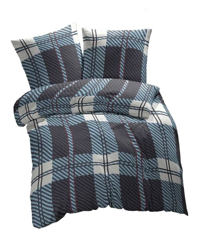 etérea Renforcé Bettwäsche Blockberry Blau #farbe_blau